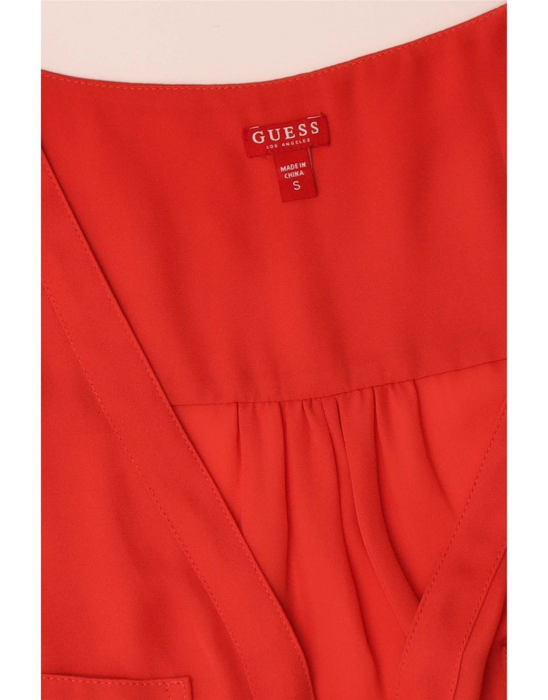Canotta da donna Guess UK 10 piccola rossa in poliestere