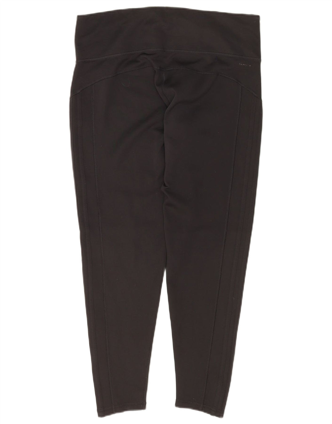 Leggings ADIDAS Climalite Crop da donna UK 16/18 Large Nero Poliestere