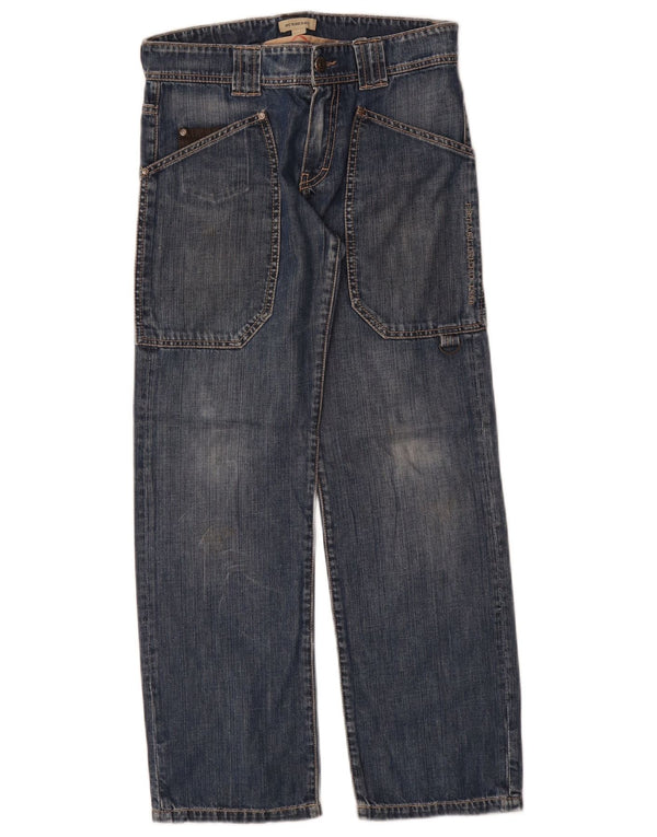 Jeans dritti per ragazzi Burberry 11-12 anni W26 L27 Blu Navy