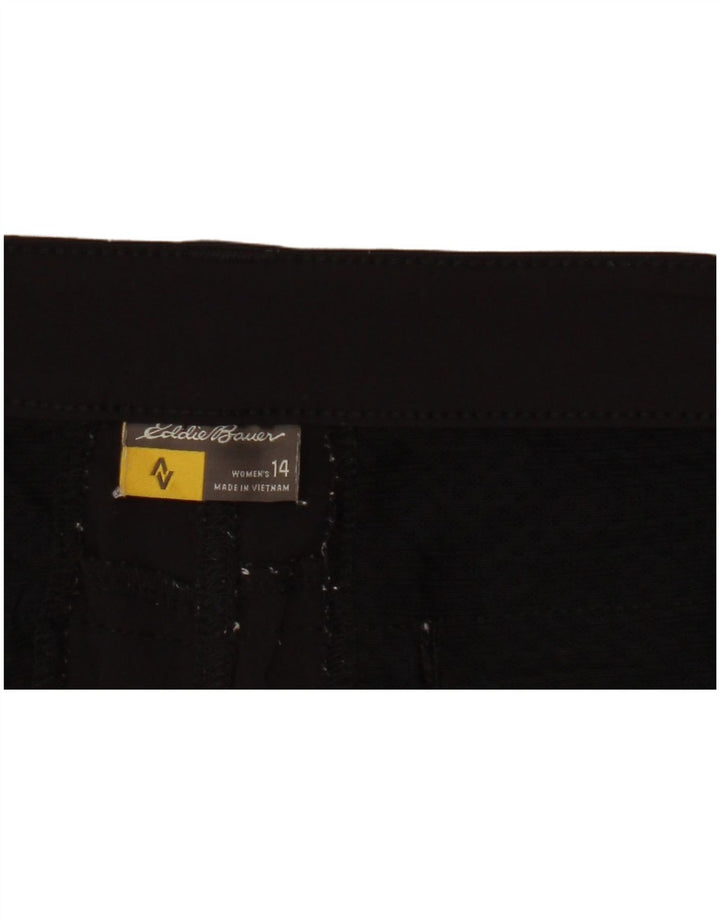 Pantaloncini casual da donna Eddie Bauer US 14 XL W36 neri