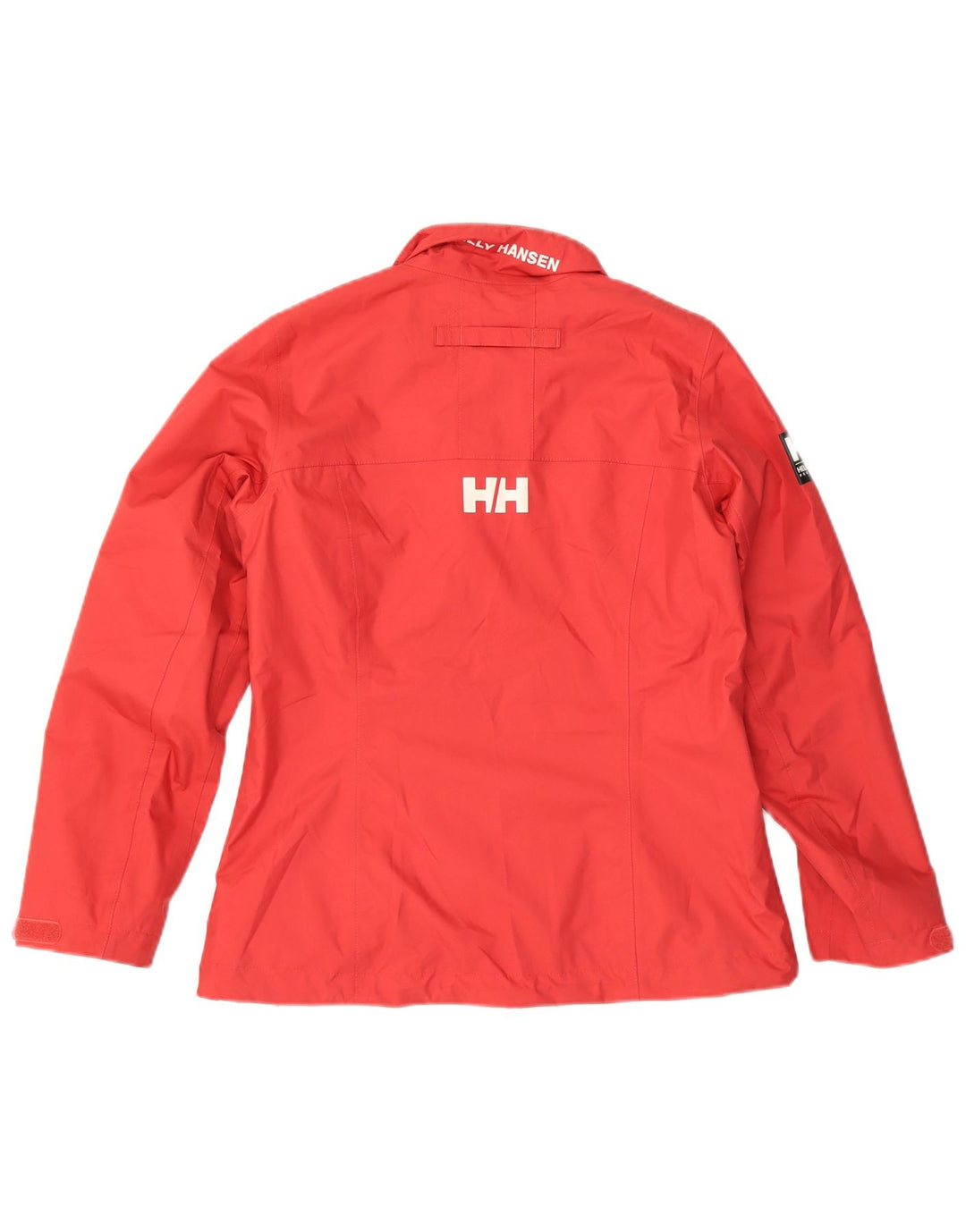 HELLY HANSEN Giacca a vento grafica da donna UK 14 Poliestere rosso medio