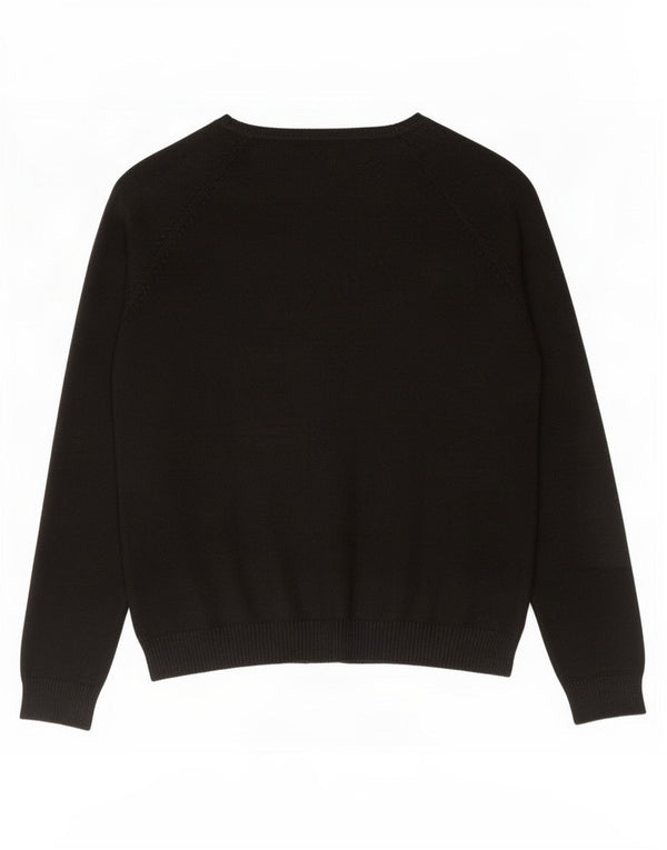 Maglione cardigan da donna Zara UK 18 XL cotone nero