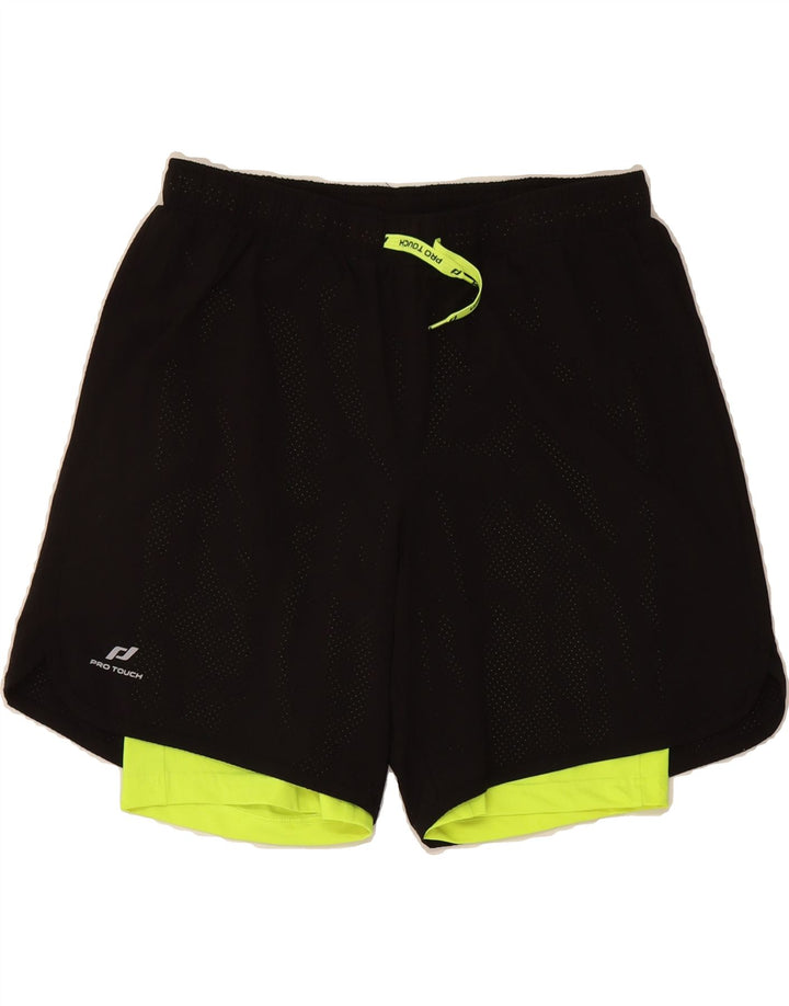 Pantaloncini sportivi da uomo PRO TOUCH medi neri
