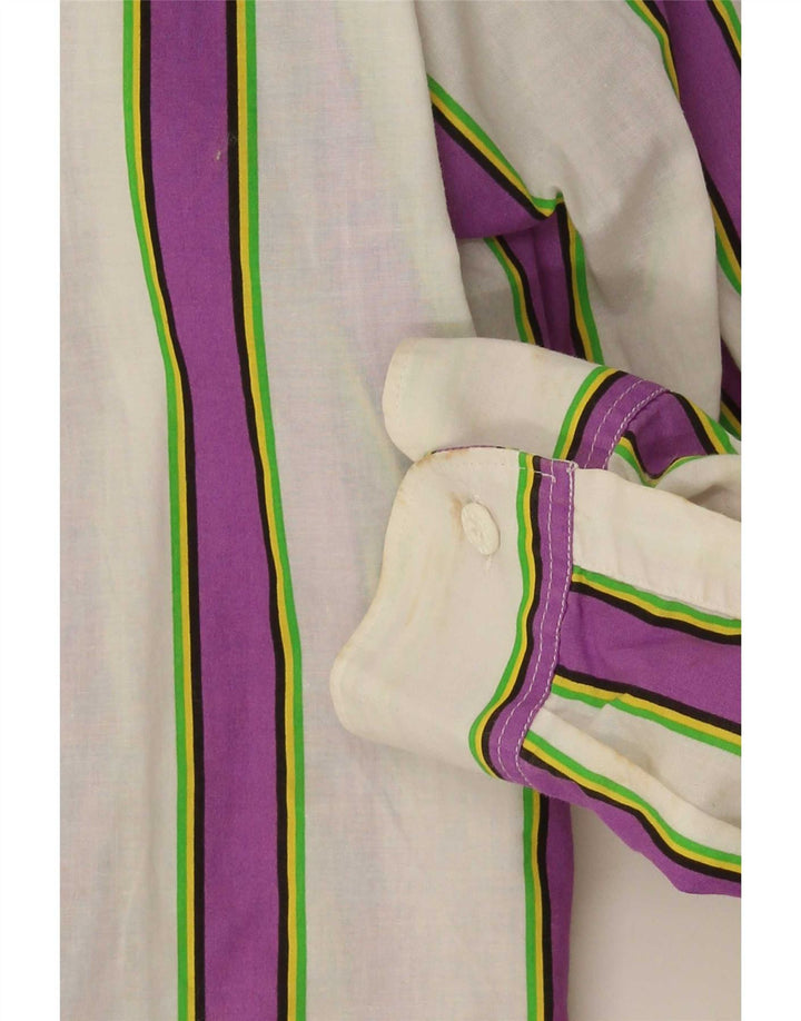 Camicia da uomo POP 84 a righe bianche medie