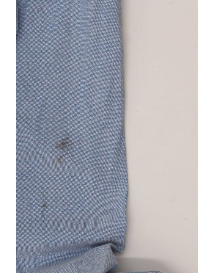 Camicia Uomo Chaps Cotone Blu Medio
