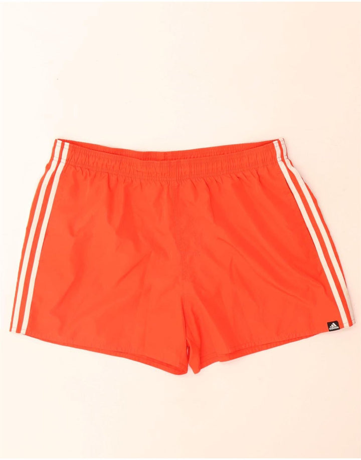 Pantaloncini sportivi da uomo Adidas XL arancione poliestere