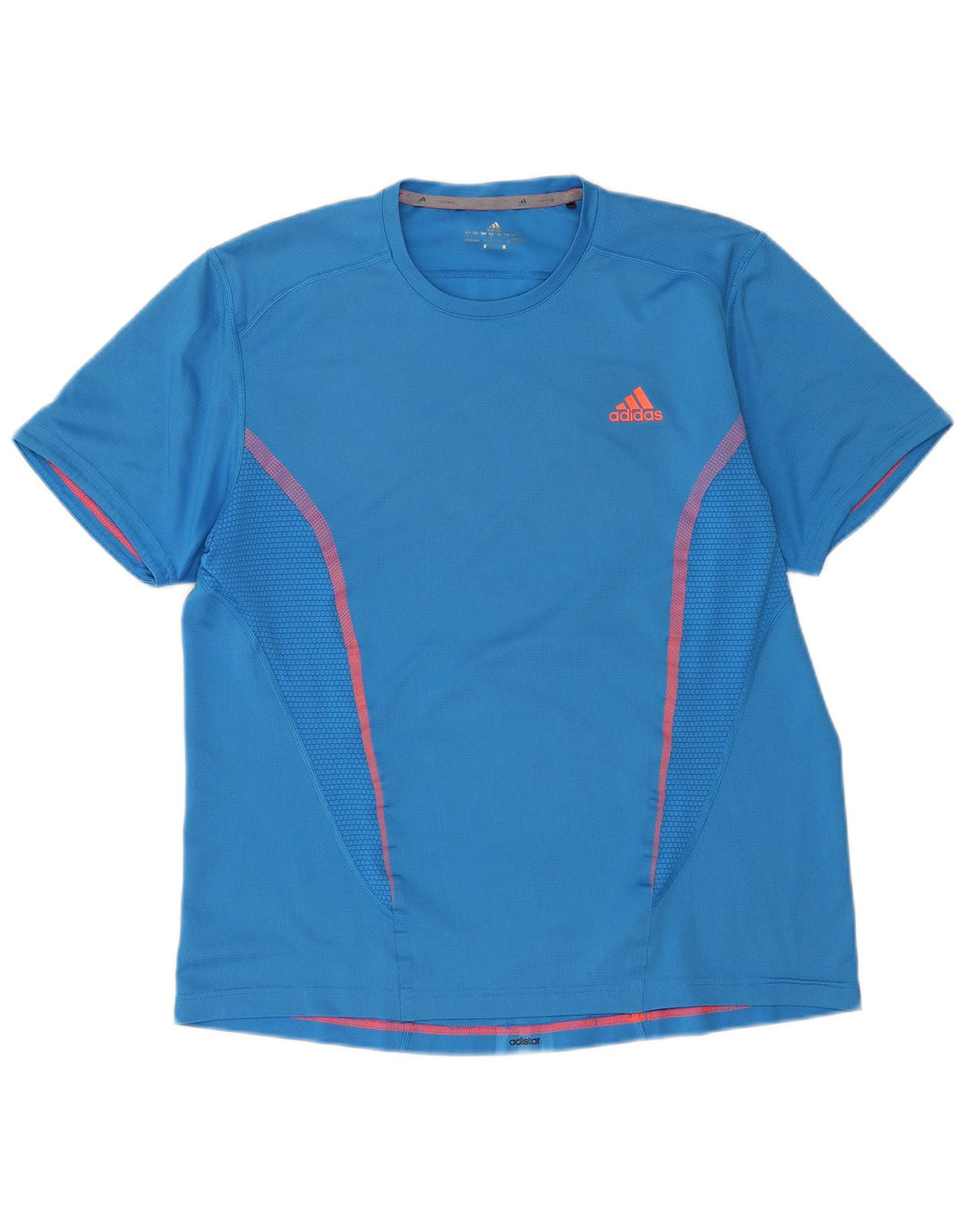 T-shirt da uomo Adidas Top grande blu in poliestere