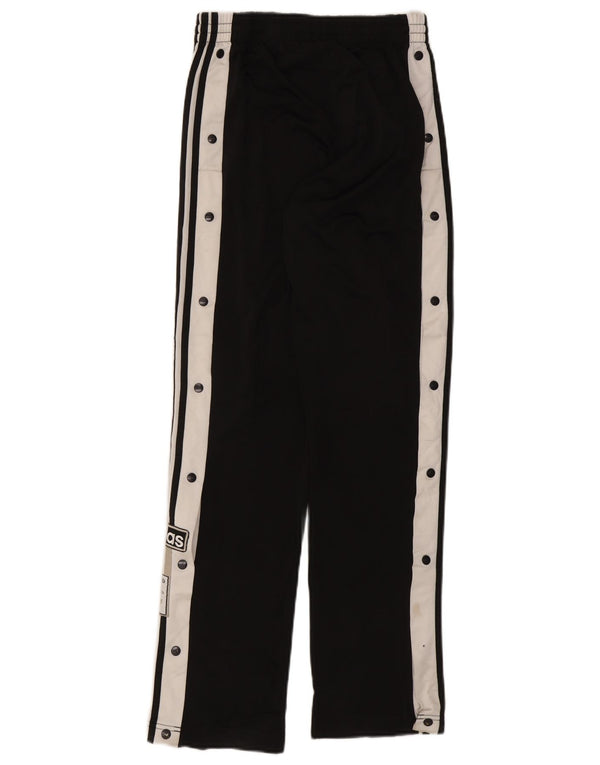 Pantaloni da tuta con grafica Adidas da donna UK 8 Small Black Colourblock