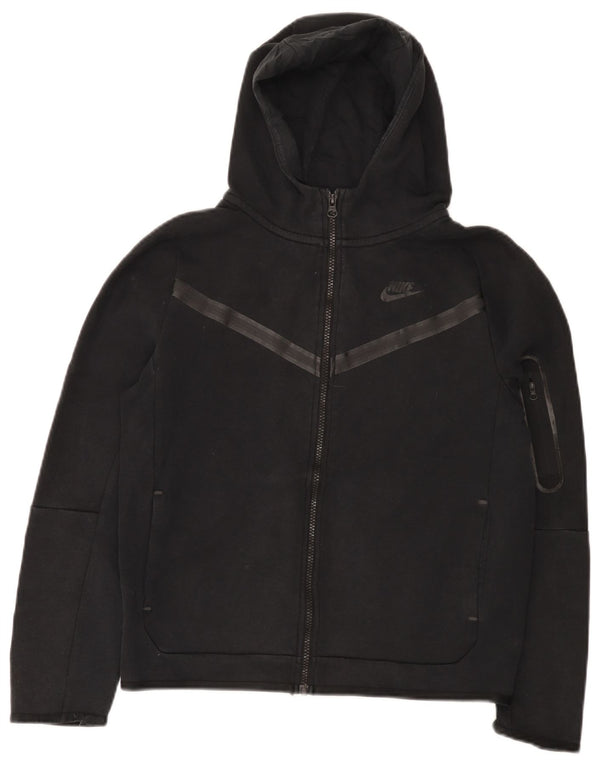 Felpa con cappuccio e zip Nike da ragazzo 13-14 anni XL in cotone nero