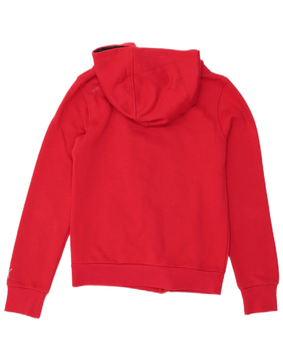 Felpa con cappuccio e zip da donna PUMA UK 10 Small Rossa