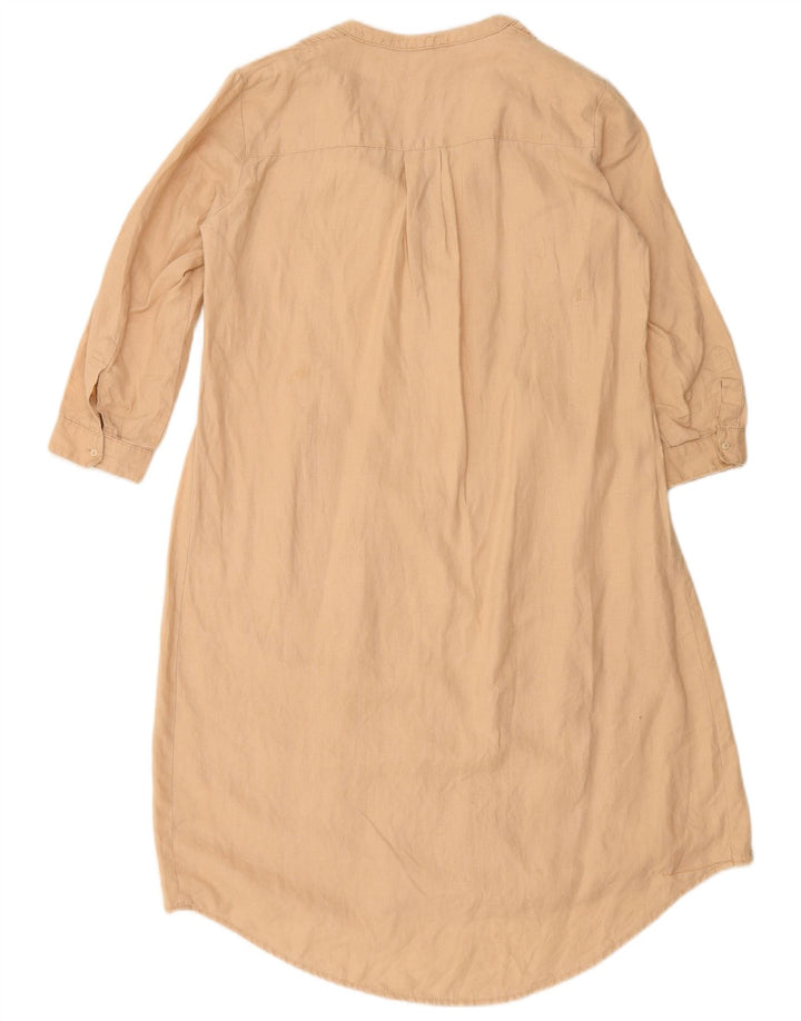 Abito a tunica con maniche a 3/4 da donna BENETTON UK 14 Beige medio