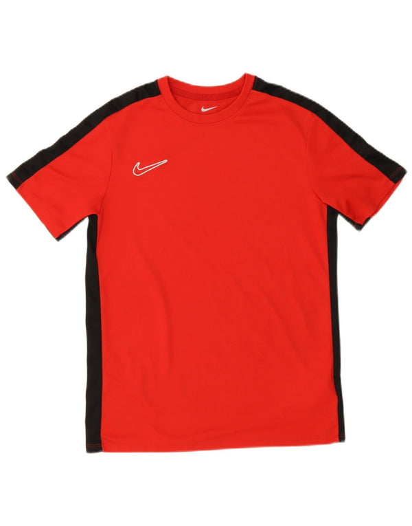 T-shirt da ragazzo Nike Dri Fit Top 13-14 anni XL Poliestere color block rosso