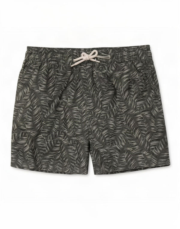 Pantaloncini da bagno da uomo Reiss piccoli in poliestere floreale verde