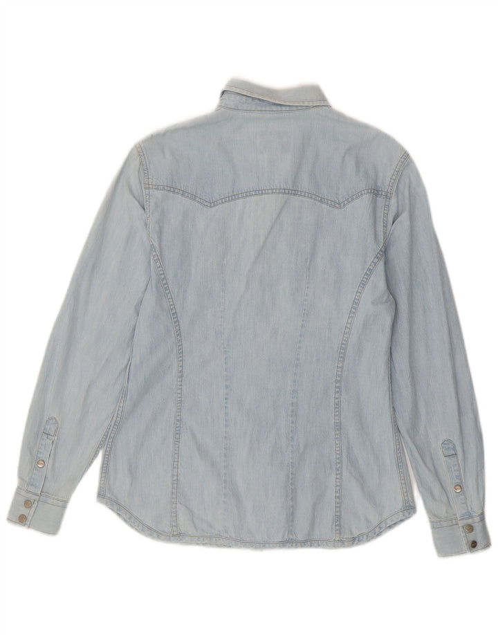 Camicia di jeans da donna Gas UK 12 Cotone blu medio