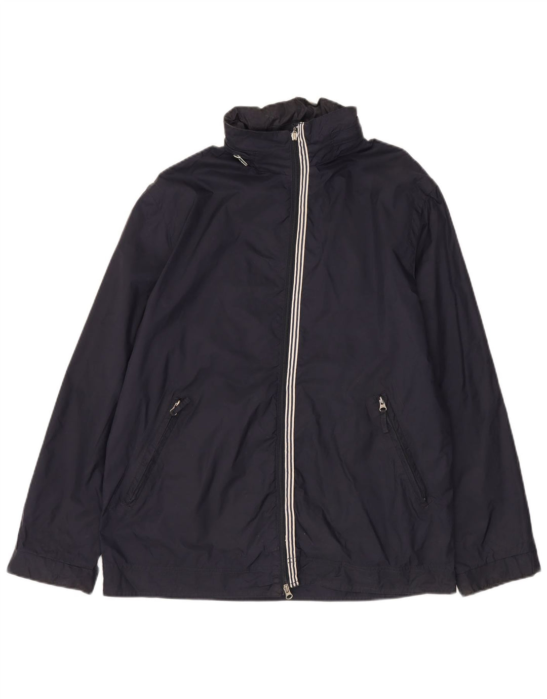 Giacca antipioggia da uomo Armani Jeans UK 40 Large Blu Navy in poliammide