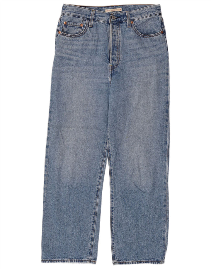 Jeans dritti Ribcage da donna Levi's W28 L27 cotone blu
