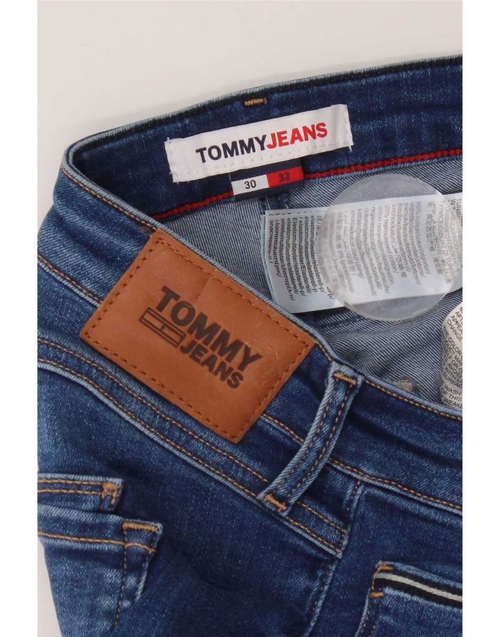 Jeans Capri da donna Tommy Hilfiger W30 L18 cotone blu