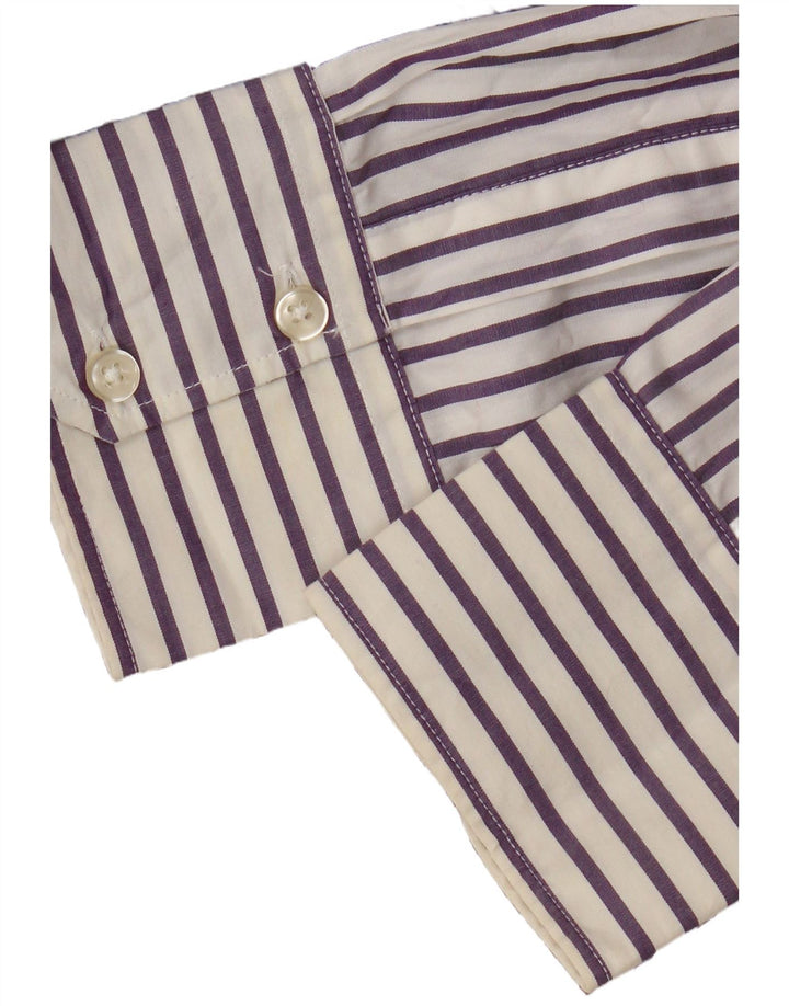 Camicia da donna Benetton UK 14 Cotone a righe grandi viola