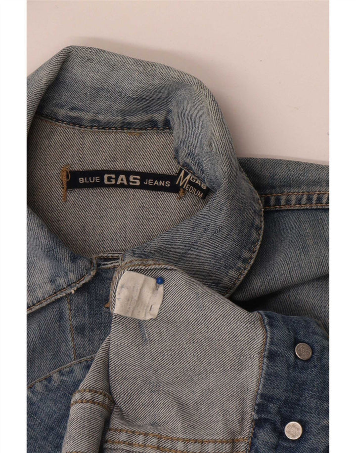 Giacca in denim da donna Gas UK 12 Cotone blu medio