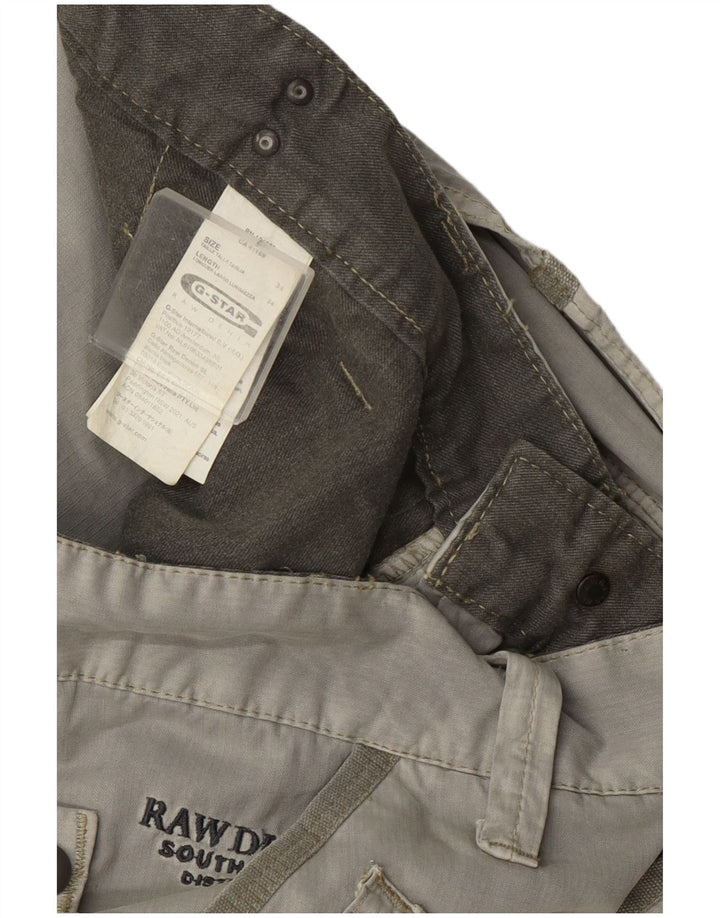Pantaloni cargo bootcut da uomo G-Star W34 L34 cotone grigio