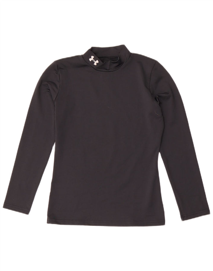 Under Armour Ragazzi Cold Gear Top manica lunga 11-12 anni Large Nero