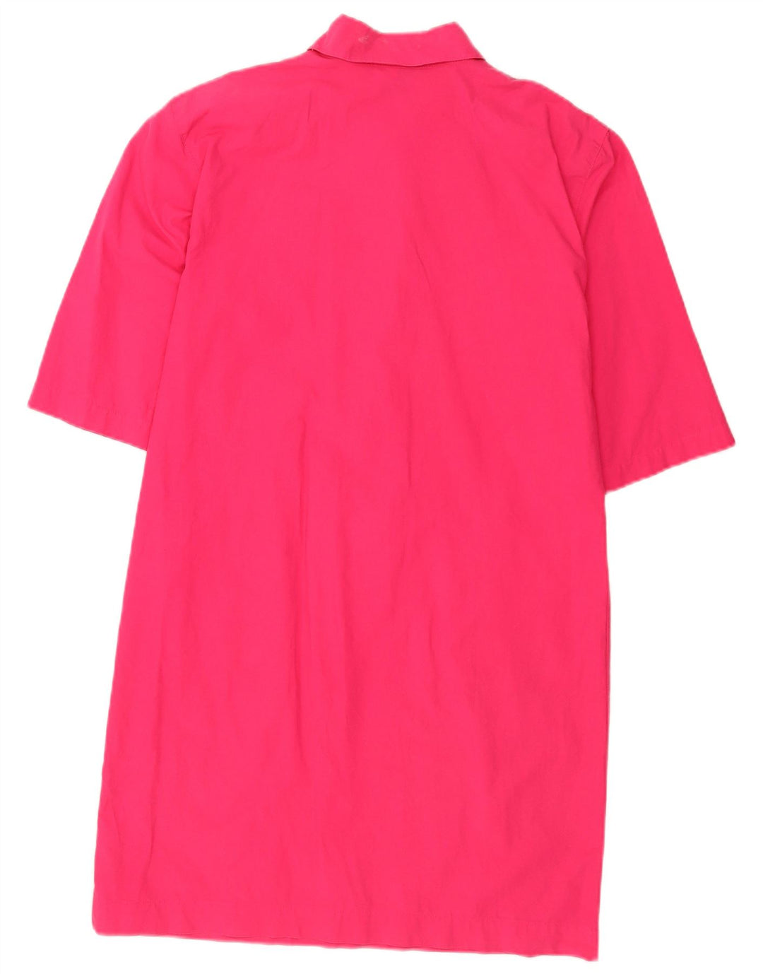 Abito camicia pullover a maniche corte da donna vintage IT 42 Rosa medio