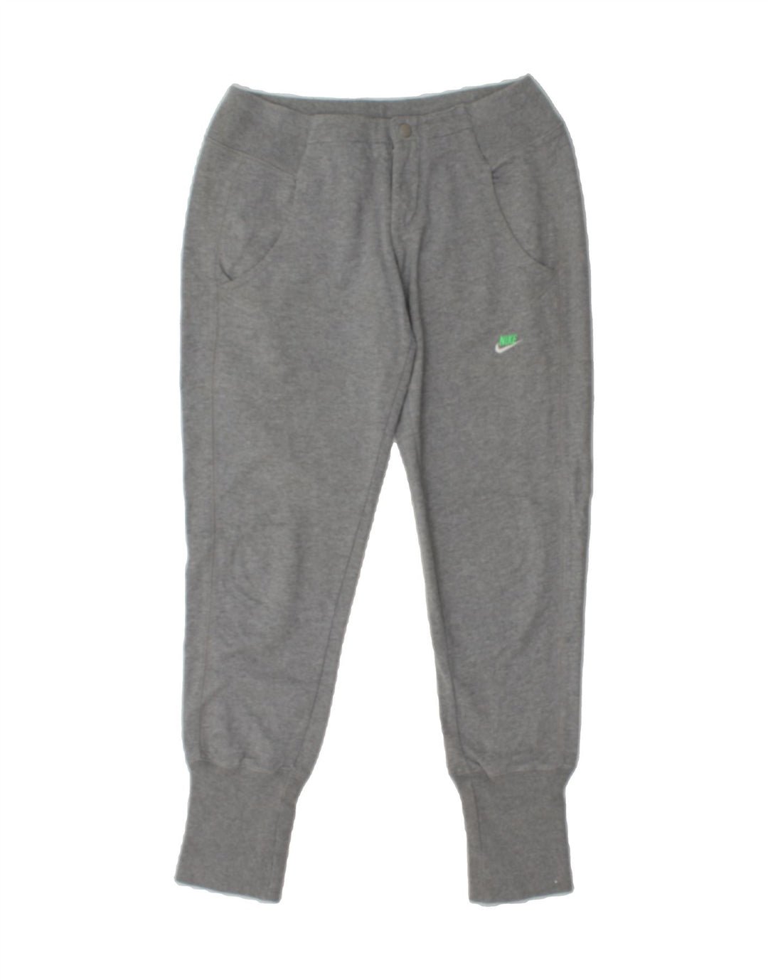 NIKE Womens Tracksuit Trousers Joggers Small  Grey Cotton Vintage Nike and Second-Hand Nike from Messina Hembry 
