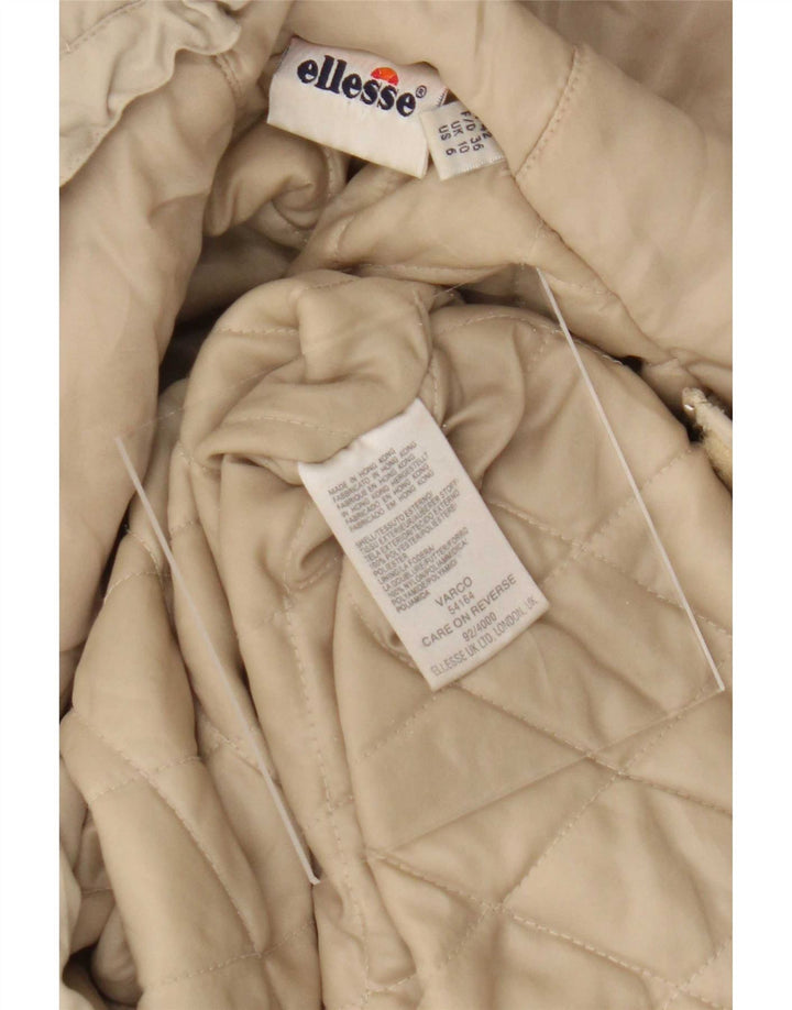 Giacca anorak oversize con cappuccio da donna Ellesse UK 10 Small Beige Poliestere