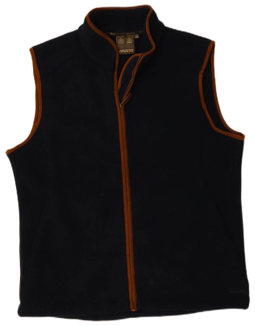 Gilet in pile da uomo Musto UK 44 2XL Poliestere blu navy