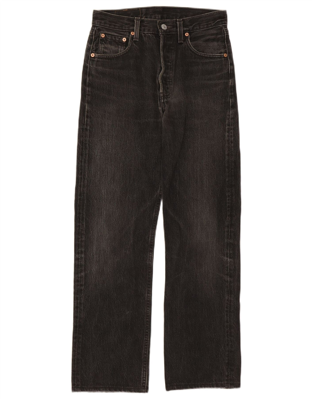 Jeans dritti da donna Levi's W28 L28 cotone nero