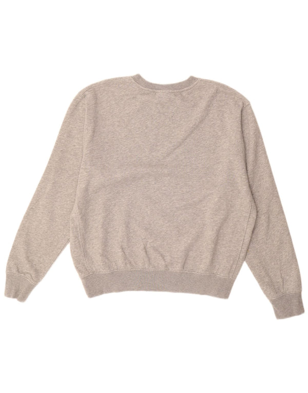 Felpa da uomo NIKE Maglione in cotone grigio medio