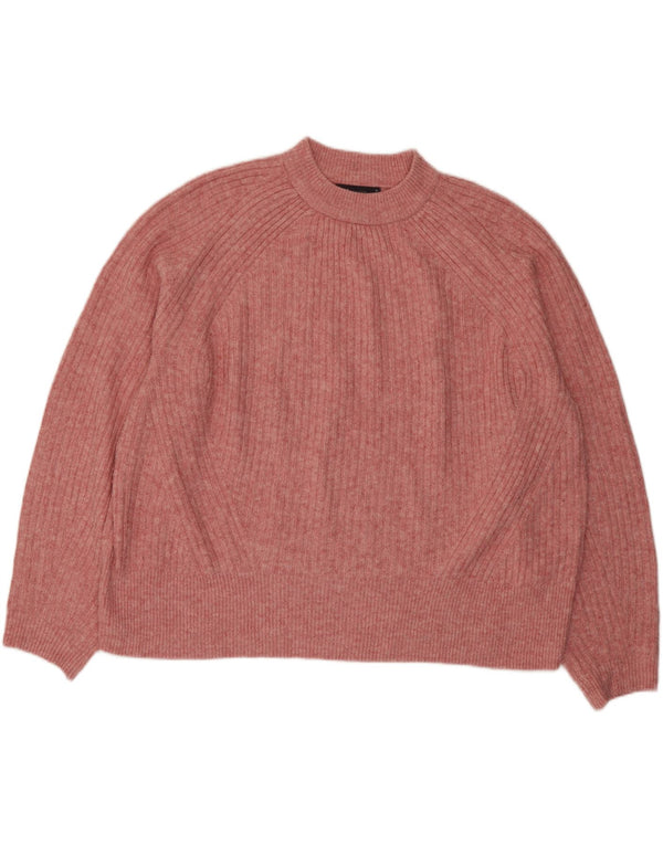 Maglione corto girocollo da donna Marks & Spencer UK 18 XL Rosa