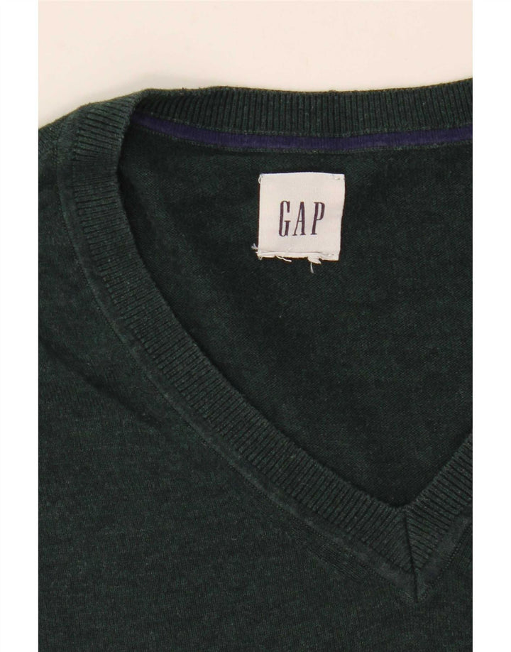 Maglione Gap da uomo con scollo a V XL verde