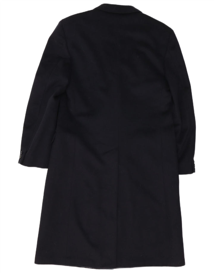 Cappotto doppiopetto da uomo San Remo UK 38 blu navy medio