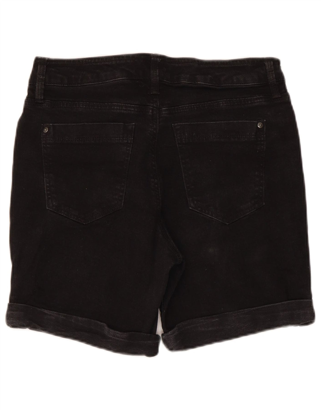 Pantaloncini di jeans da donna Dkny US 12 Large W30 cotone nero