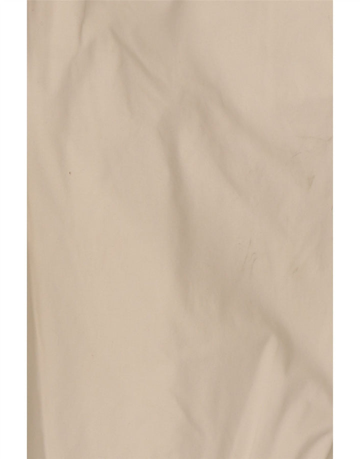 Pantaloncini chino vintage da donna IT 44 medi W30 bianchi