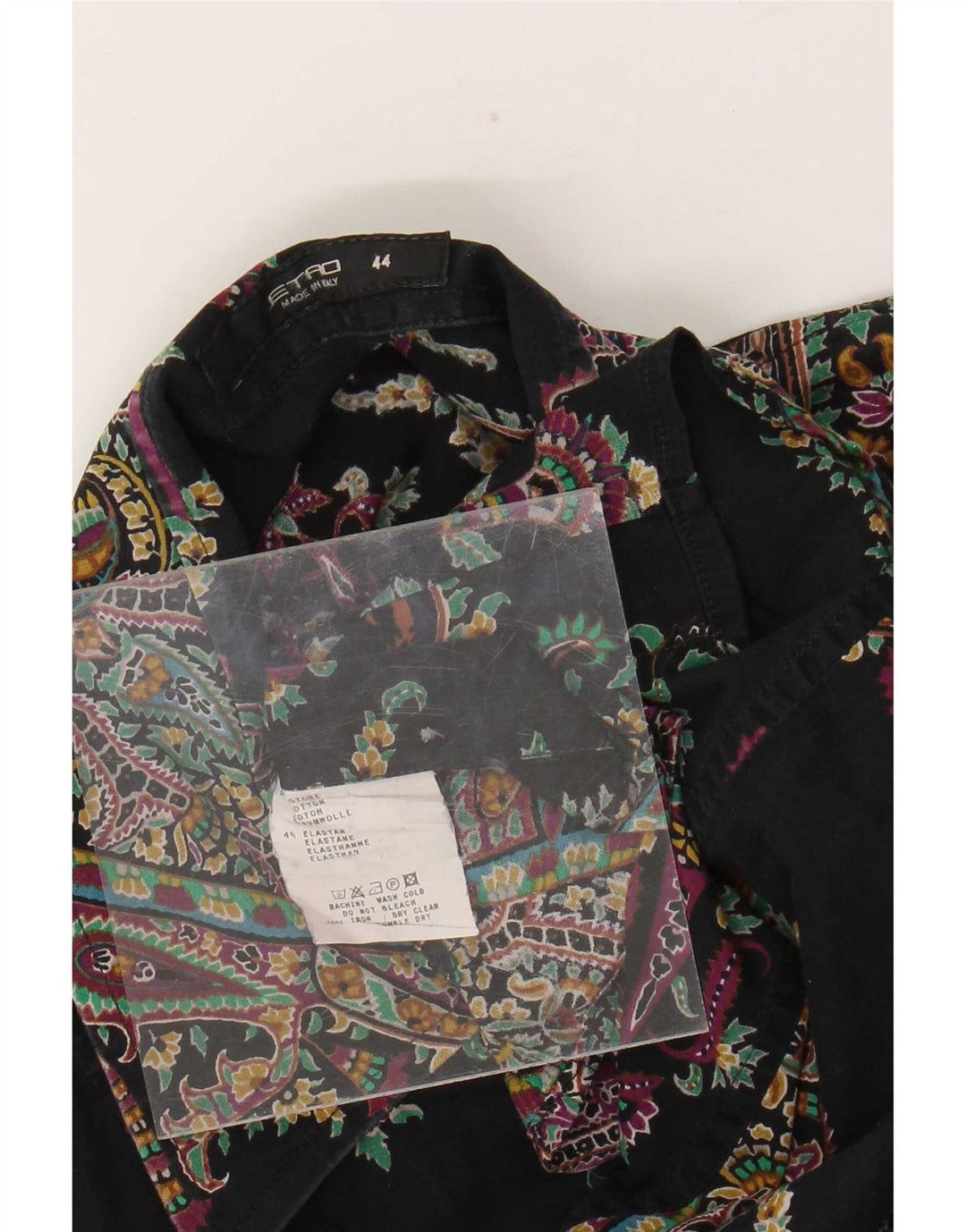 Camicia Donna Etro IT 44 Cotone Paisley Medio Nero