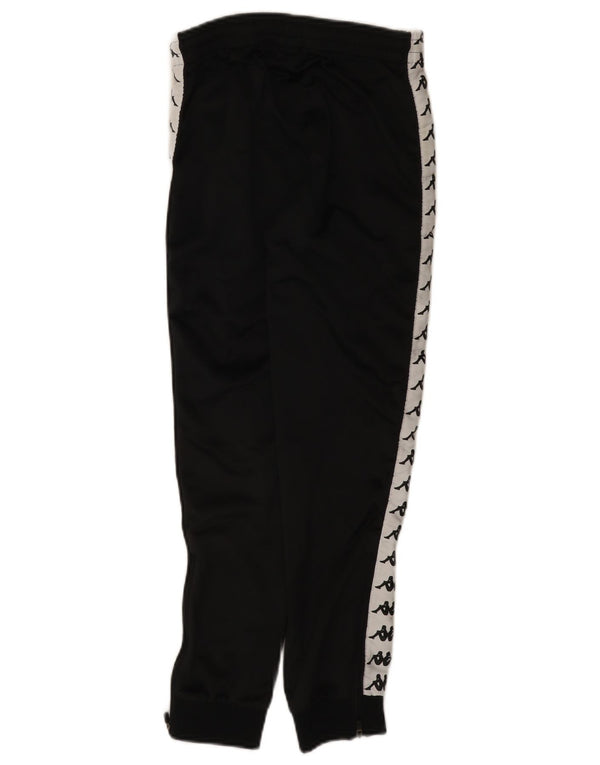 Pantaloni da tuta con grafica Kappa da ragazzo, pantaloni da jogging, 11-12 anni, colore nero