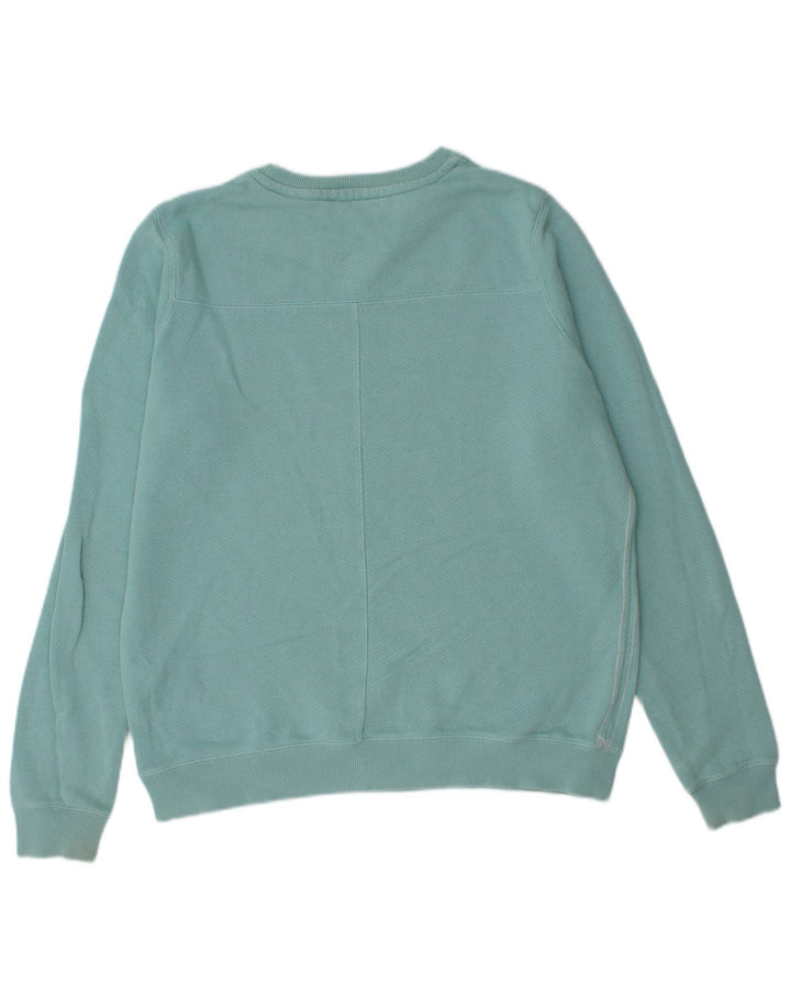 Maglione maglione girocollo con grafica da donna Fat Face UK 12 Blu medio