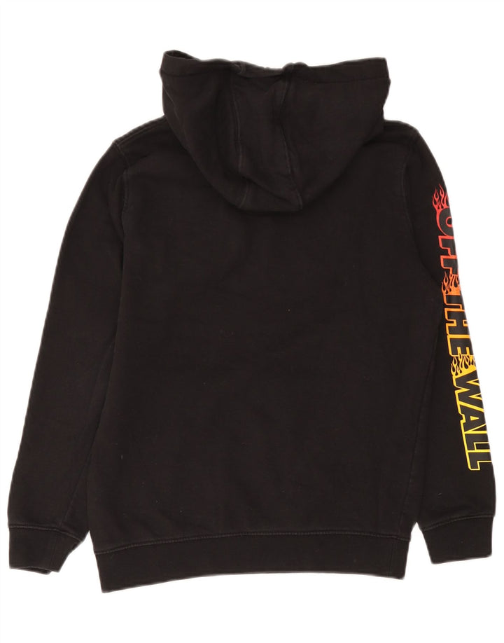 Felpa con cappuccio grafica da donna Vans UK 12 media nera