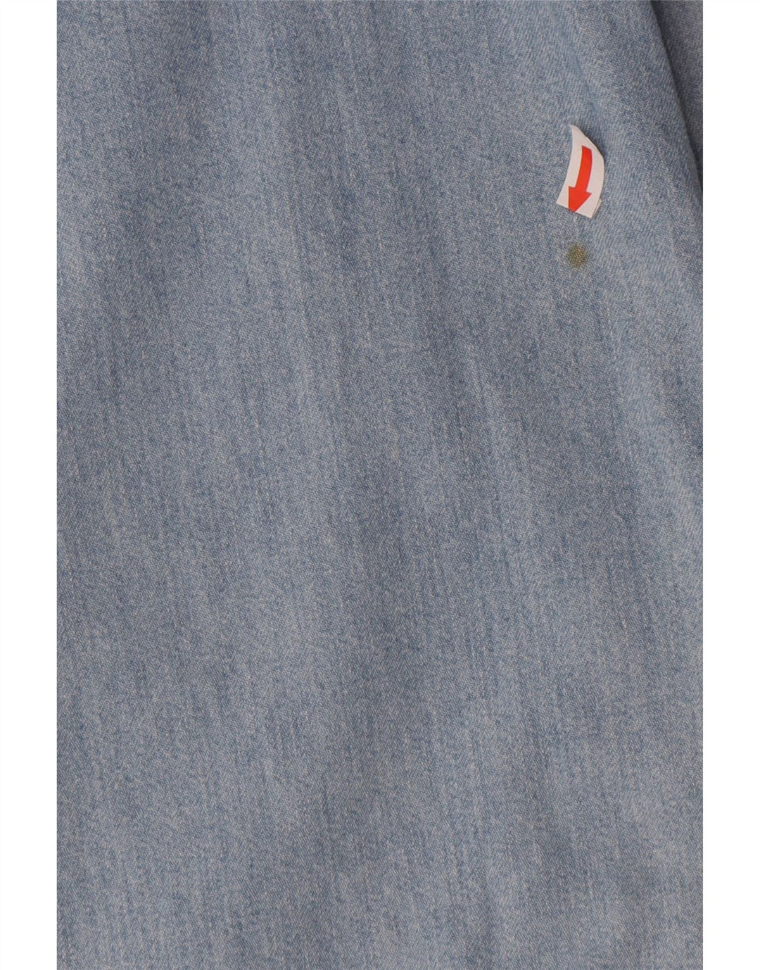 Camicia in denim da uomo Lee grande in cotone blu