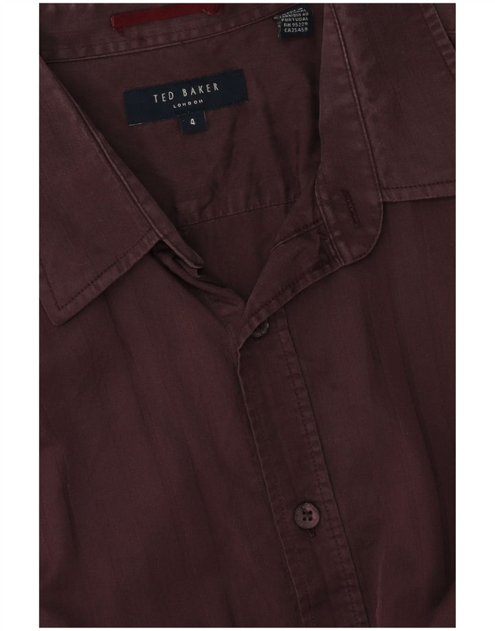 Camicia da uomo TED BAKER taglia 4 grande bordeaux