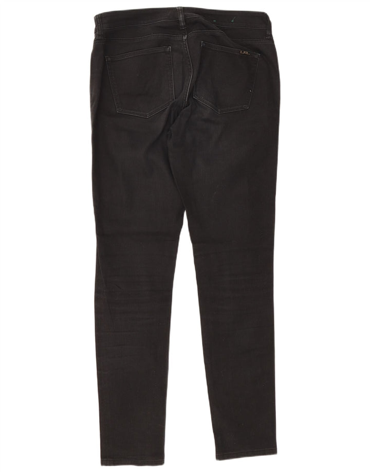 Jeans slim da donna Ralph Lauren US 8 medi W33 L31 cotone nero