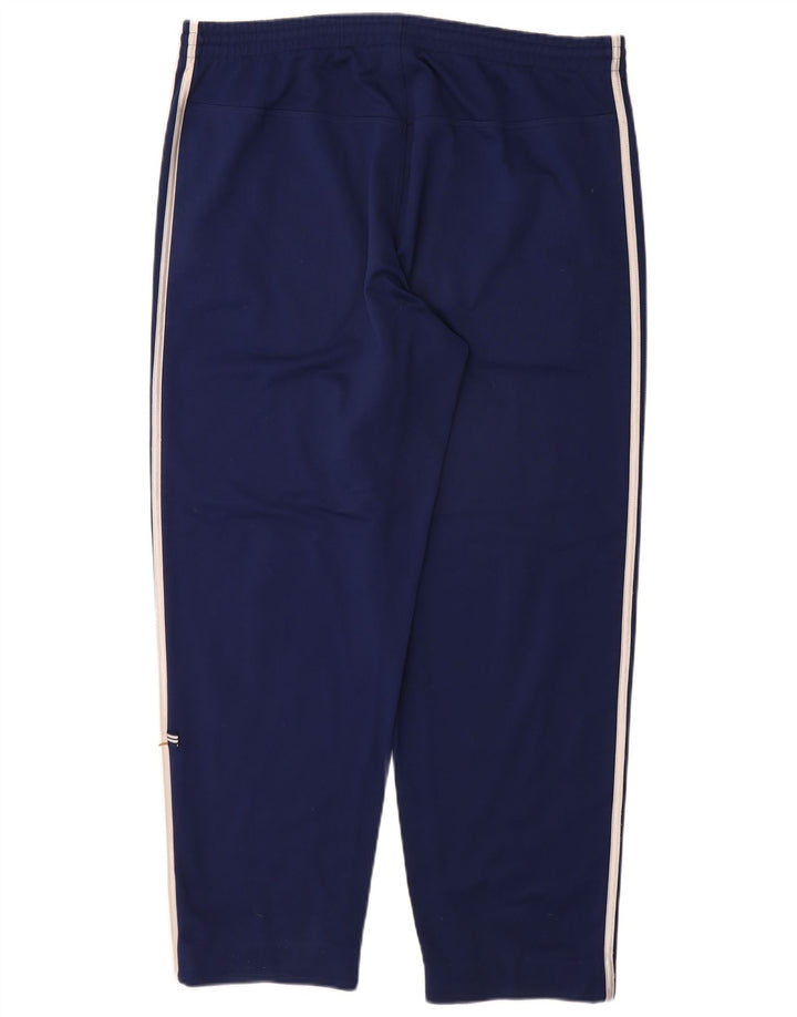 Pantaloni da tuta da uomo Adidas UK 40/42 Poliestere blu navy medio