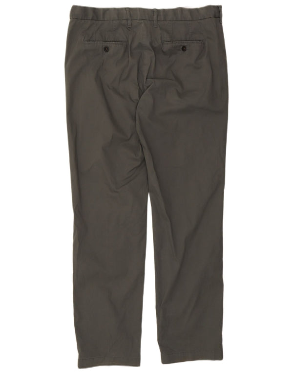 Pantaloni chino vestibilità regolare da uomo Marks & Spencer W38 L32 cotone verde