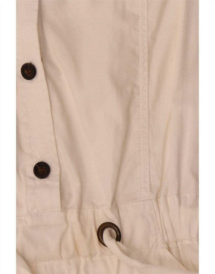 Abito camicia pullover senza maniche da donna Marlboro Classics IT 42 bianco medio