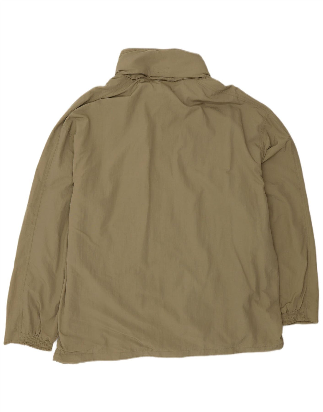 DIADORA Giacca antipioggia da uomo vestibilità ampia UK 40 Large Beige Poliammide