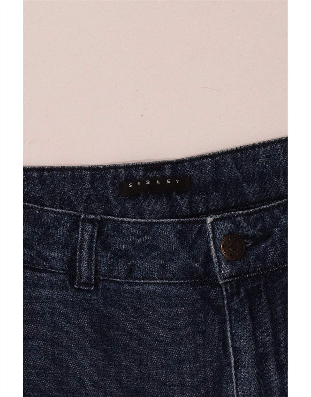 Jeans dritti da donna Sisley W30 L30 Blu
