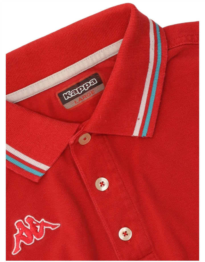 Polo Kappa Uomo Large Rossa