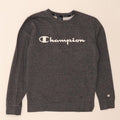 CHAMPION Mens Graphic Sweatshirt Jumper Small Grey Cotton Vintage Champion and Second-Hand Champion from Messina Hembry 